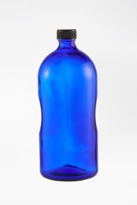 藍色玻璃水瓶1000cc