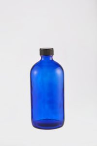 藍色玻璃水瓶500cc